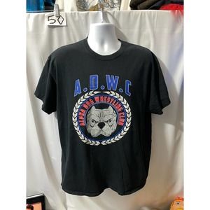 Alpha Dog Wrestling Club Black shirt XL Double sided -We Dont Quit-